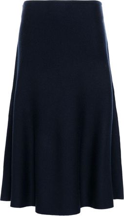 Khaite Rok met peplum afwerking - 301 NAVY BLUE