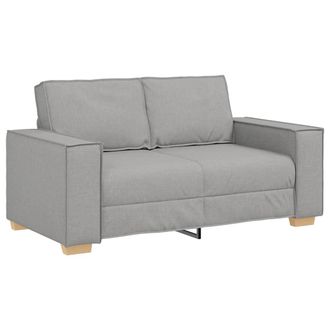 vidaXL Divano A 2 Posti Grigio Nuvola 120 Cm In Tessuto - Vidaxl