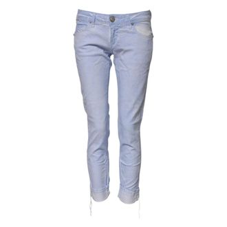Acht Skinny Jeans, female, Blue, Size: W26 Low Waist Skinny Denim Jeans