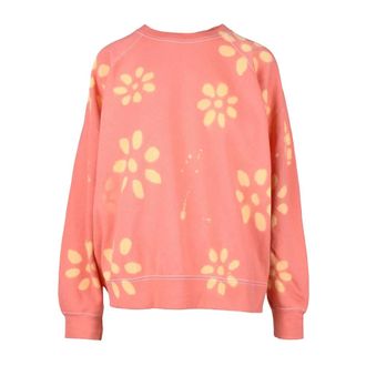 Semicouture Sweatshirts, female, Pink, S, Womens Salmon Pink Sweatshirt