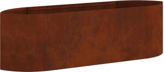 vidaXL Cama De Jard&iacute;n Elevada Acero Oxidado 140 X 40 X 40 Cm Acero Vidaxl
