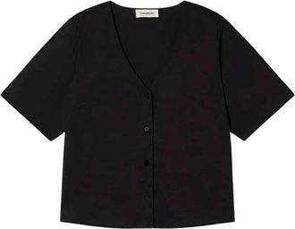 Thinking Mu Libelula Blouse - Dames - Blouses - Zwart - L - Hennep - Overhemden
