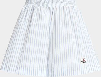 Moncler Stripe Pull-On Boxer Shorts