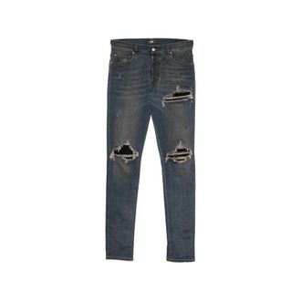 Amiri Ultrasuede MX1 Distressed Slim-fit Jeans