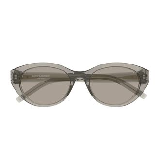 Saint Laurent Eyewear Saint Laurent Sl M148 Linea Monogram 004 Brown Grey Sunglasses
