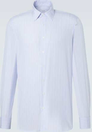 Lardini Camicia in popeline di cotone a righe