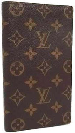 Louis Vuitton Brown Pvc Long Wallet (Bi-Fold) (Pre-Owned)