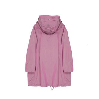 Herno Drawstring Hooded Raincoat Coat - Pink