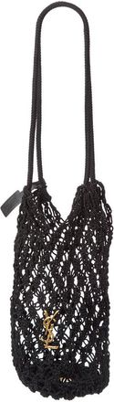 Saint Laurent Cassandre Large Crochet Tote