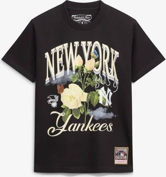Mitchell & Ness Mens Mitchell & Ness Black New York Yankees Cooperstown Floral T-Shirt at Nordstrom, Size X-Large