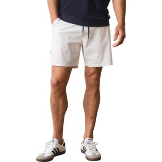 Marine Layer Lined Sport and Swim Shorts in White at Nordstrom, Size Xx-Large
