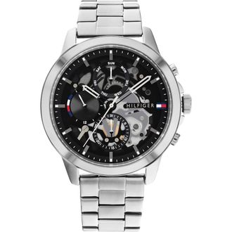 Tommy Hilfiger 1710477 Mens Watch - Silver Stainless Steel - One Size