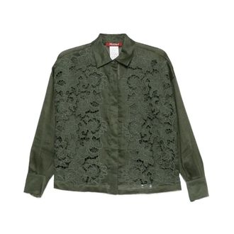 Max Mara Mujer, Blusas y Camisas, Verde, Talla: L