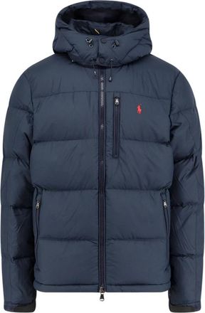 Polo Ralph Lauren Jassen - Heren - Gewatteerde jassen - Blauw - S - Leer - Jassen