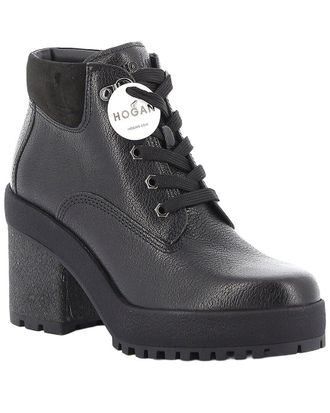 Hogan Leather Ankle Boot