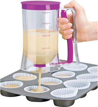Trade Shop Trade Shop - Crema Cupcake Pastel Dise&ntilde;o Dispensador Cocina Molde Muffin