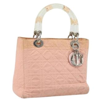 Dior Pre-owned Vintage Nylon Handtas - Dames - Vintage Handtas - Roze - ONE Size - Nylon - Vintage