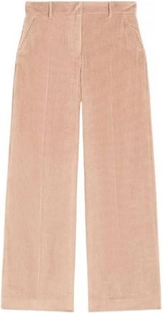 Max Mara Wide Broeken - Dames - Wijde Broeken - Roze - M - Broeken