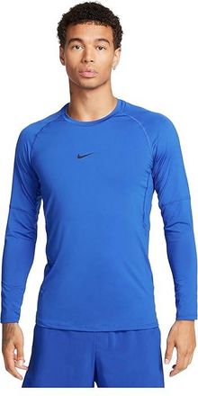 Nike Pro Dri-FIT Slim Long-Sleeve Fitness Top Mens Workout Game Royal/Black : 2XL, Elastane/Polyester