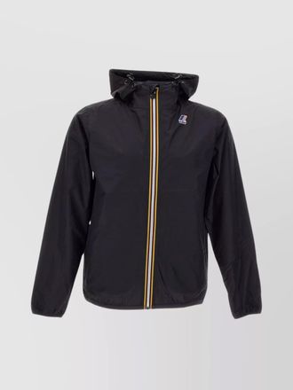 K-Way hooded windbreaker jacket