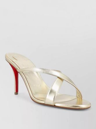 Christian Louboutin mulazee leather mules high heel sandals