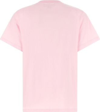 Ganni Crab Graphic Cotton Jersey T-Shirt - Pink