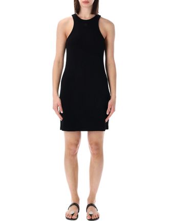 Anine Bing Cole Fitted High Neck Mini Dress