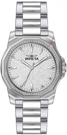 Invicta Speedway Quartz Crystal Silver Dial Ladies Watch 49128