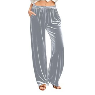 Generic Ladies Golf Trousers Golf Joggers Jogging Bottoms Casual Loose Workwear Yoga Leggings Yoga Pants Velvet High Waist Drawstring Velvet Fitness Sports Ac