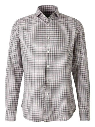 Canali classic collar shirt - men - Cotton - M - Grey