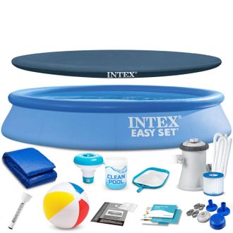 Intex Piscina De Jard&iacute;n Ampliable De 305 X 61 Cm, 16 En 1, Intex 28118