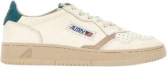 Autry Medalist Low - Heren - Sneakers - Beige - 41 EU - Katoen - Schoenen