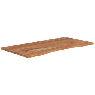 Berkfield Home Beautiful Desk Top 110x60x2.5 cm Rectangular Solid Wood Acacia in Brown