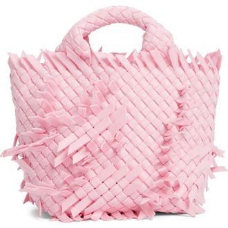 Naghedi St. Barths Petite Fray Tote in Berry at Nordstrom
