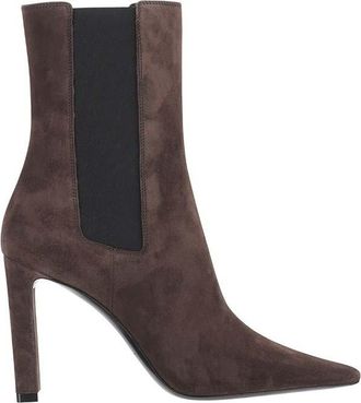 Saint Laurent Dark Brown Classic Boots
