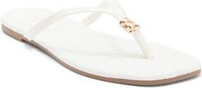 Top Moda Priscilla Flip Flop in White Pu at Nordstrom Rack, Size 8.5