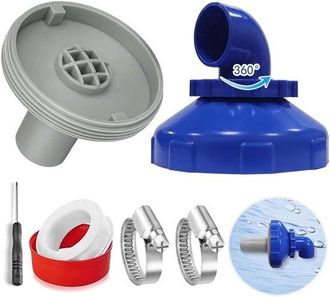 OEM Boquilla De Desag&uuml;e Para Piscina - Kit De Rociado Giratorio De 360&deg; - Boquilla De Desag&uuml;e De 32 Mm - Accesorios Para Piscinas Intex Bestway
