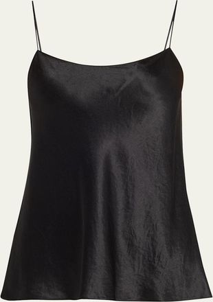 Vince Satin Scoop-Neck Cami