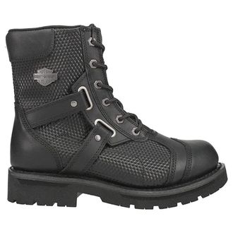 Harley-Davidson Harley Davidson Stealth Carbon LAC Leather Mens Ankle Boots - Black - Size:UK 10