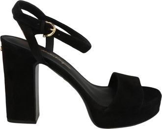 Ferragamo Trento 2 Suede Platform Sandals