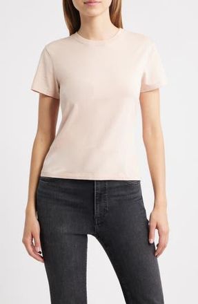 Frame Denim Baby Tee in Pink Sand at Nordstrom Rack, Size X-Large