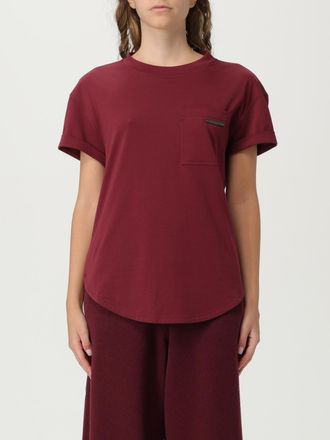 Brunello Cucinelli T-Shirt BRUNELLO CUCINELLI Woman color Wine