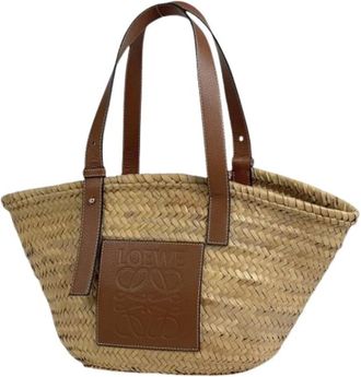 Loewe Pre-owned Tote Bags, female, Brown, Size: ONE SIZE Pre-owned Basket Handbag