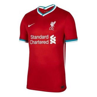 Nike Mens Nike Season Home Tournament Uniform Salah Fan Edition Red Jersey CZ2636-687
