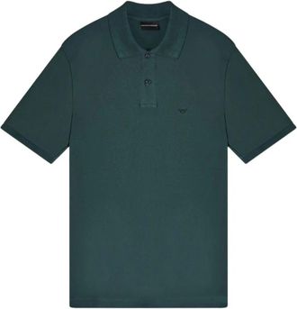 Emporio Armani Polo Shirts - Heren - Polos - Groen - 2XL - Tops