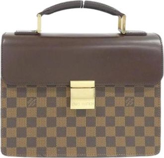 Louis Vuitton Vintage, unisex, Bruin, ONE Size, Pre-owned Altona Damier Coated Canvas Bag