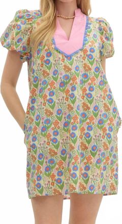 Entro Jane Mini Dress In Floral