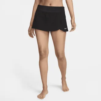 Nike Womens Swim Effortless Essential Boardskirt in Black | NESS9201-001