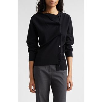 Paloma Wool Donalti Extrafine Merino Wool Cardigan in Black at Nordstrom, Size X-Large