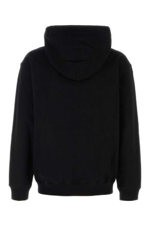 Gucci Mens Black Cotton Sweatshirt Blackmc Exterior: Felpe